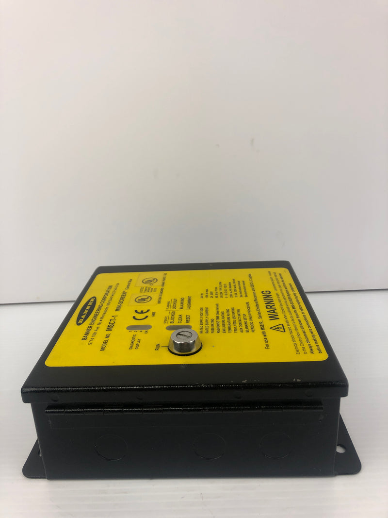 Banner MSCT-1 Mini Screen Control Box Type 13 Enclosure 250V 2A