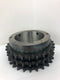 Keyed Sprocket Gear 27 Teeth 3 Rows 4.620" OD 3.350" ID