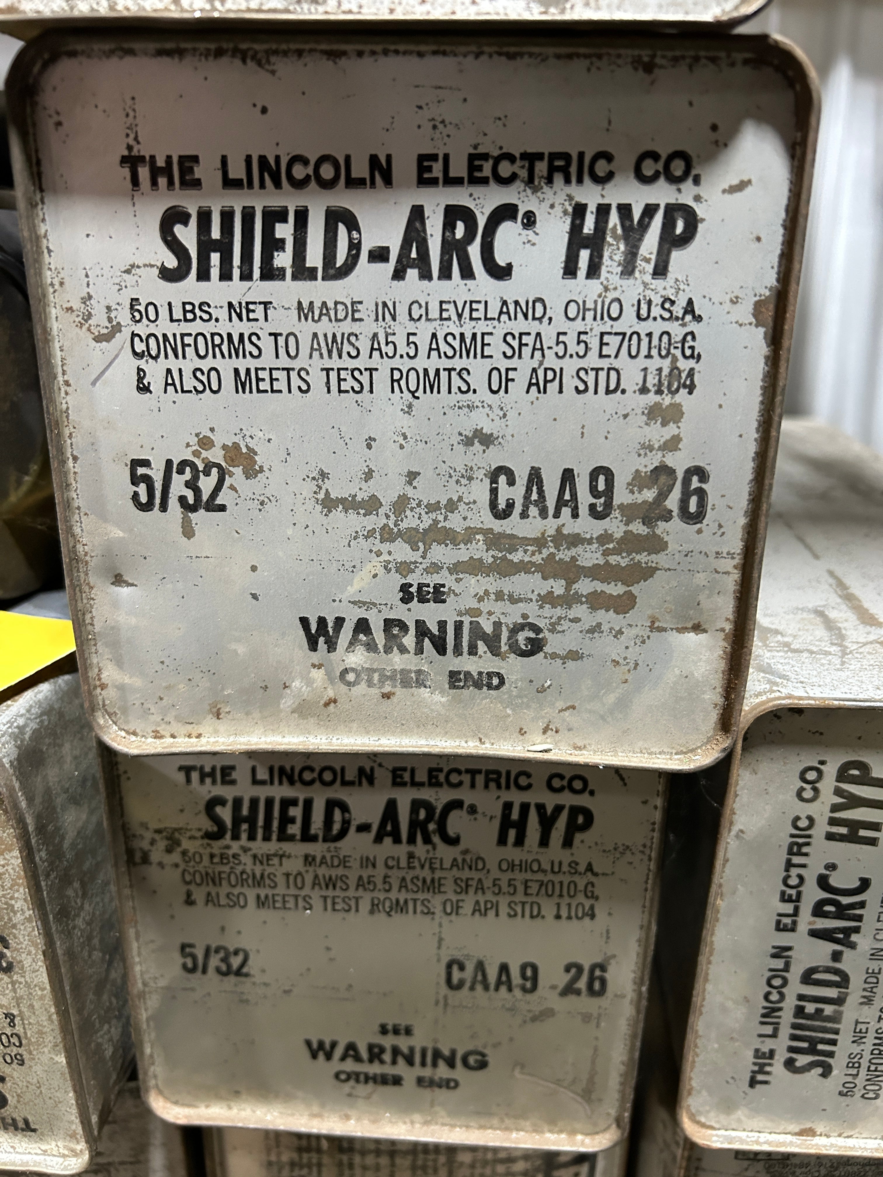 Lincoln Electric Shield-Arc HYP Welding Rods 5/32" 50 lb. Box CAA926