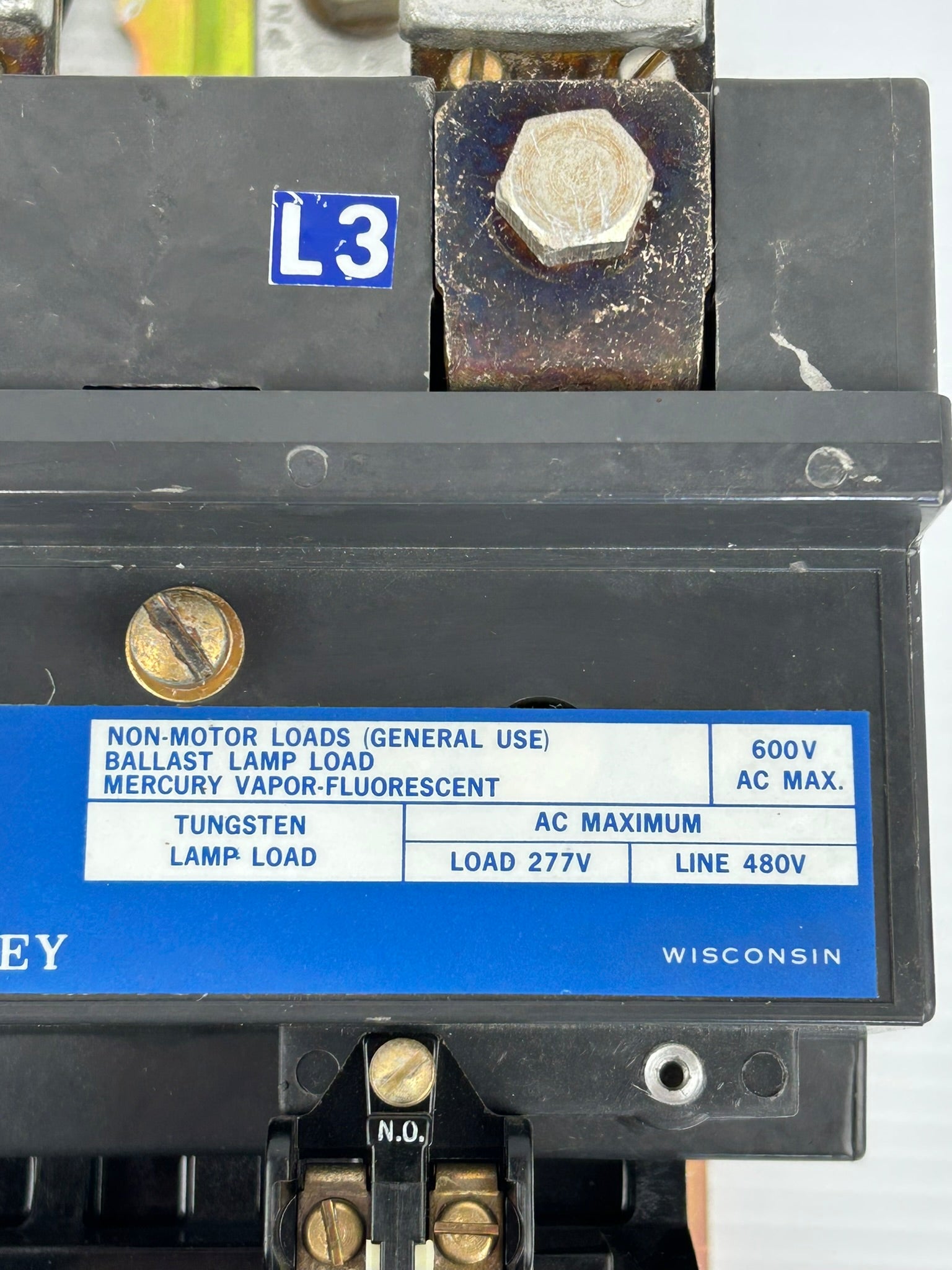 Allen Bradley 702L-F0D93 Contactor 300A 600VAC Series K Bulletin 702L