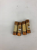 Tron KAB-5 Rectifier Fuse 250 Volts or Less AC - Lot of 4