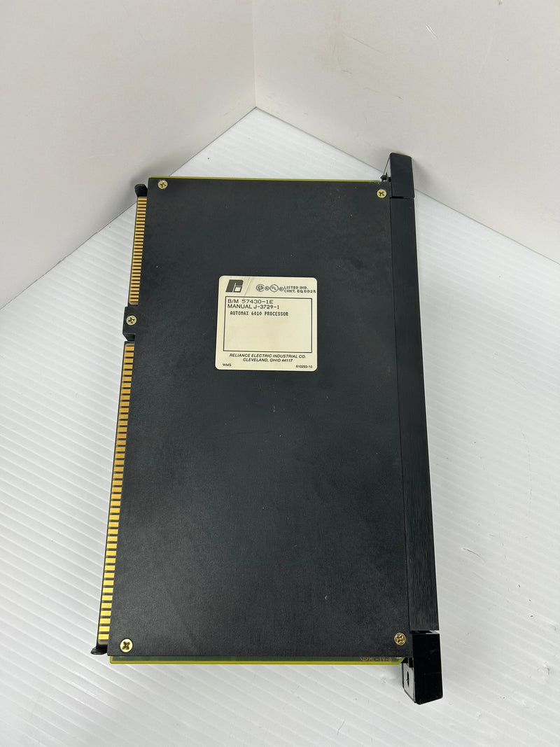 Reliance Electric 57C430A Automax 6010 Processor 57430-1E J-3729-1