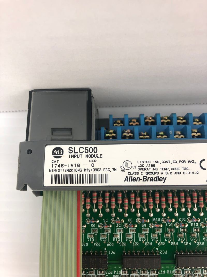 Allen-Bradley 1746-IV16 DC-Source Input Module SLC 500 Ser. C 10-30VDC