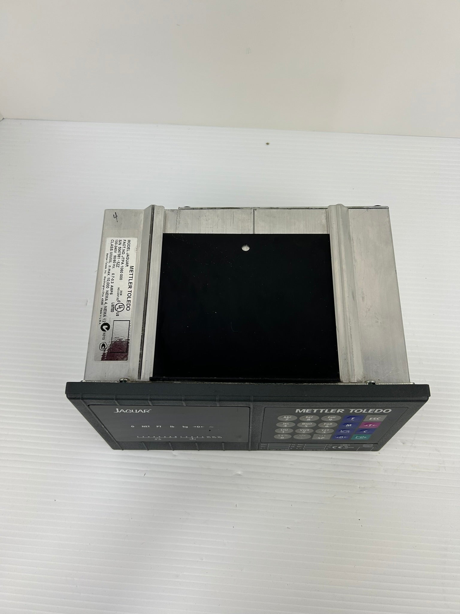 Mettler Toledo JAGUAR Scale Controller Interface Panel JTPA1060000