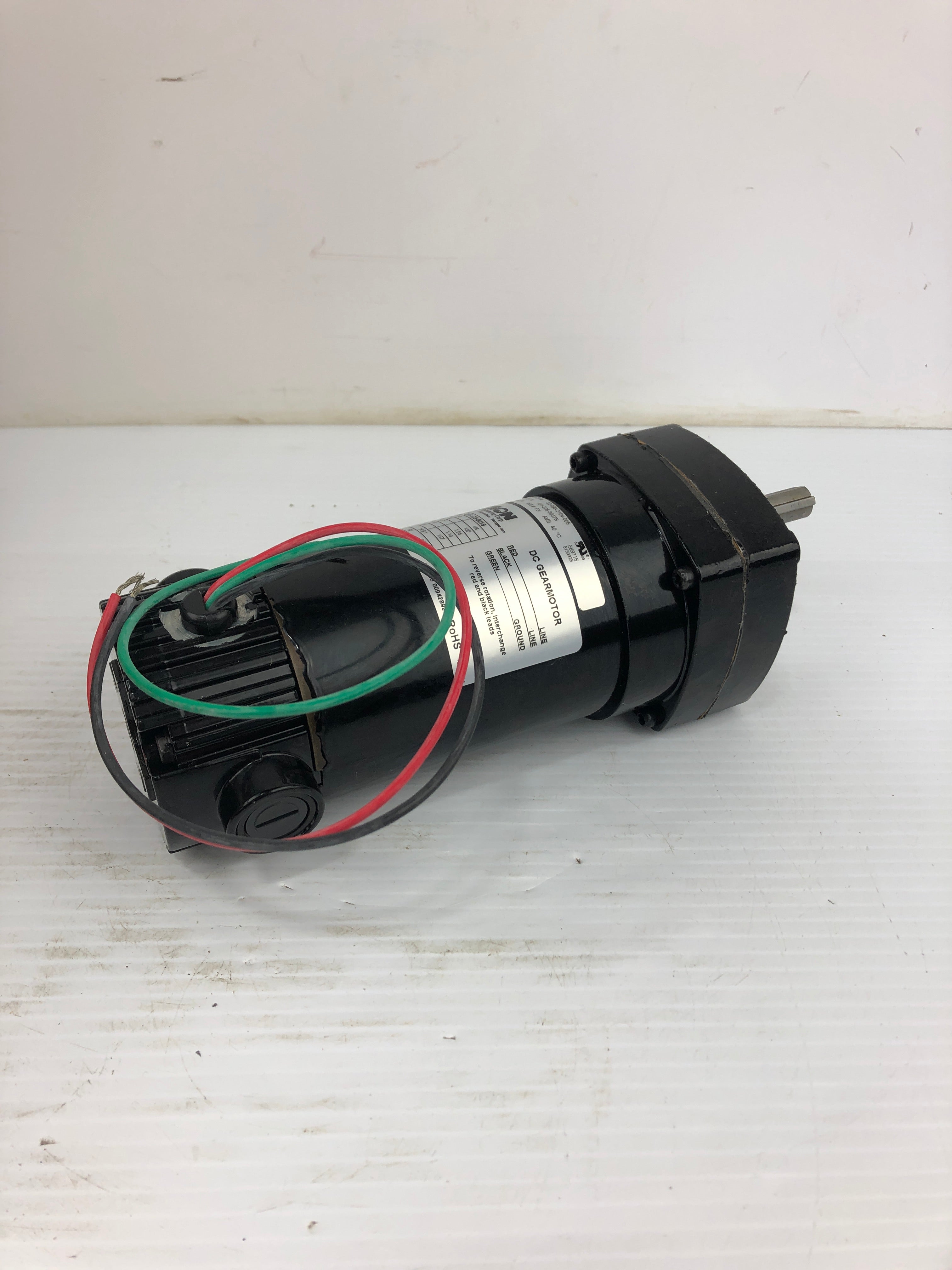 Bison 011-175-0019 Gear Motor 18.9:1 Ratio 1/10HP 1/8HP 95/137 RPM 90/130V 1.10A