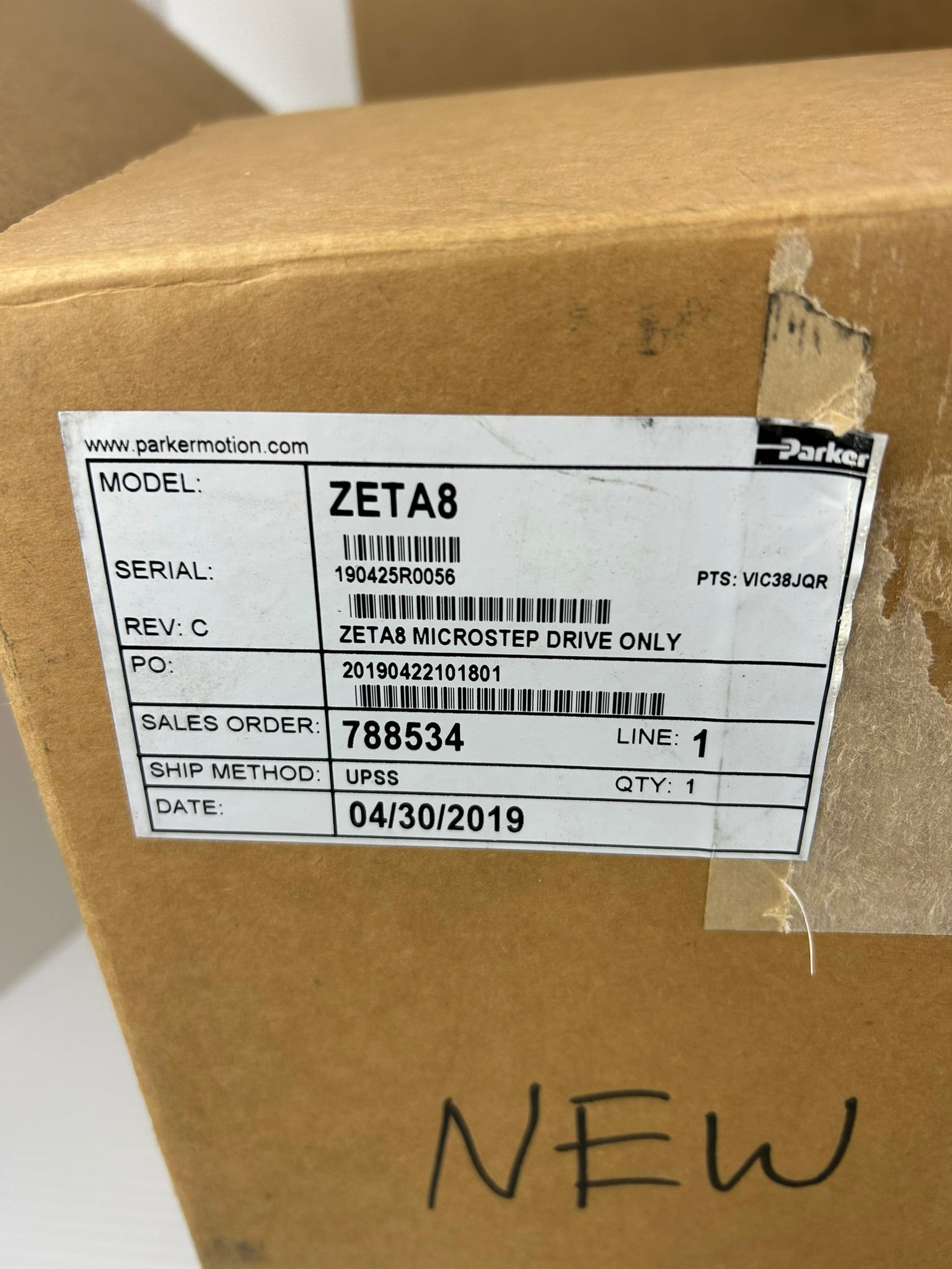 Parker ZETA8 Microstep Drive Servo Motor Controller Compumotor Rev C