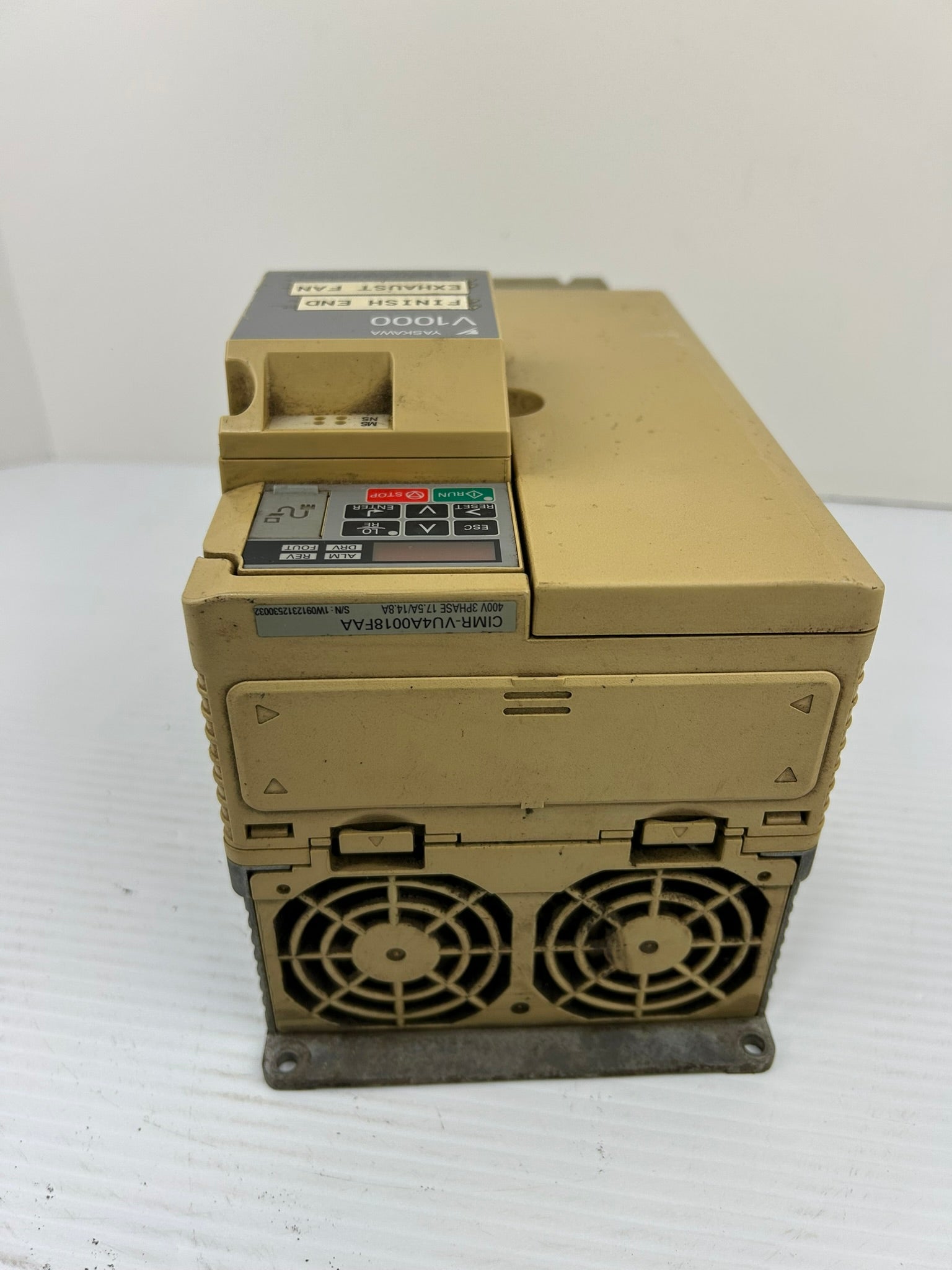 Yaskawa Electric CIMR-VU4A0018FAA V1000 3PH AC Drive Series A Type 1 Enclosure