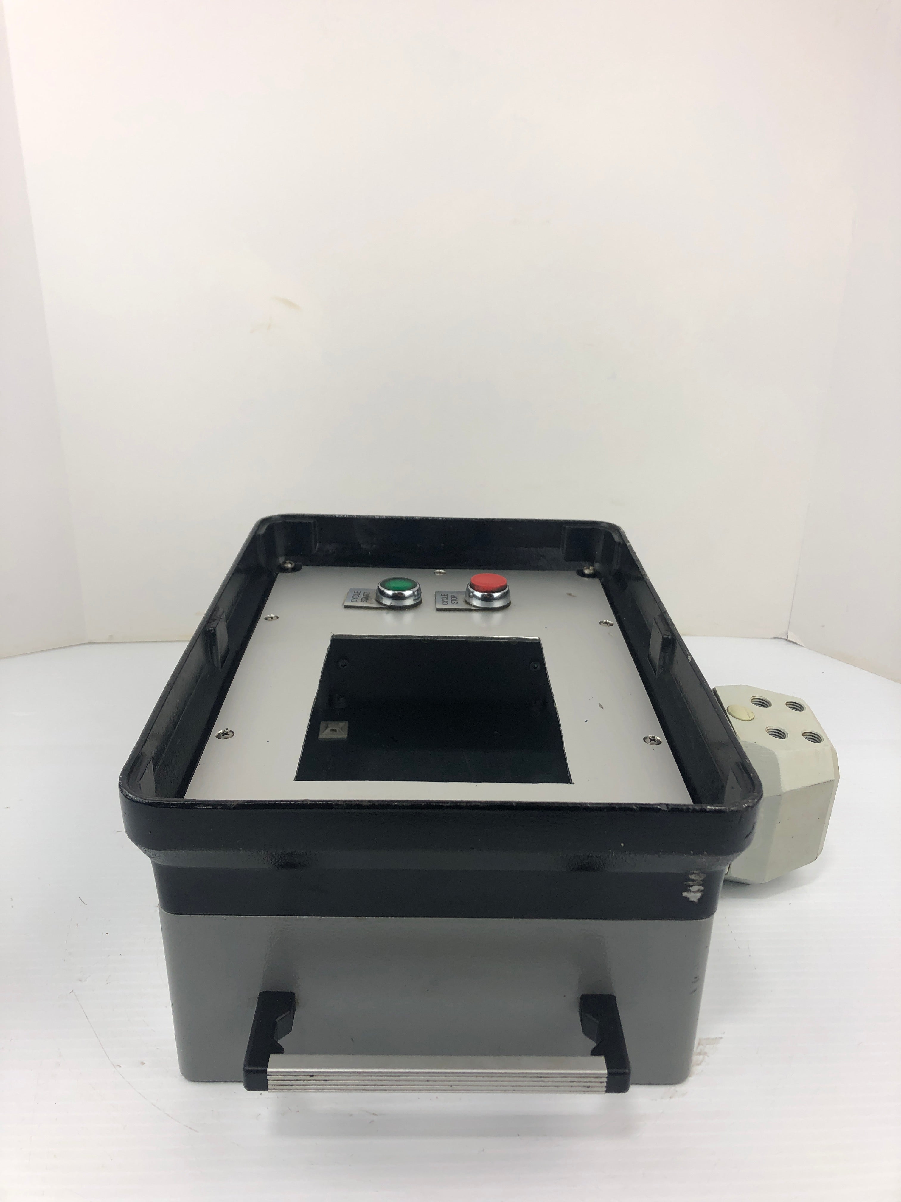 Hoffman CCC332315 Industrial Control Panel Enclosure Cutout w/Pushbuttons A-1958