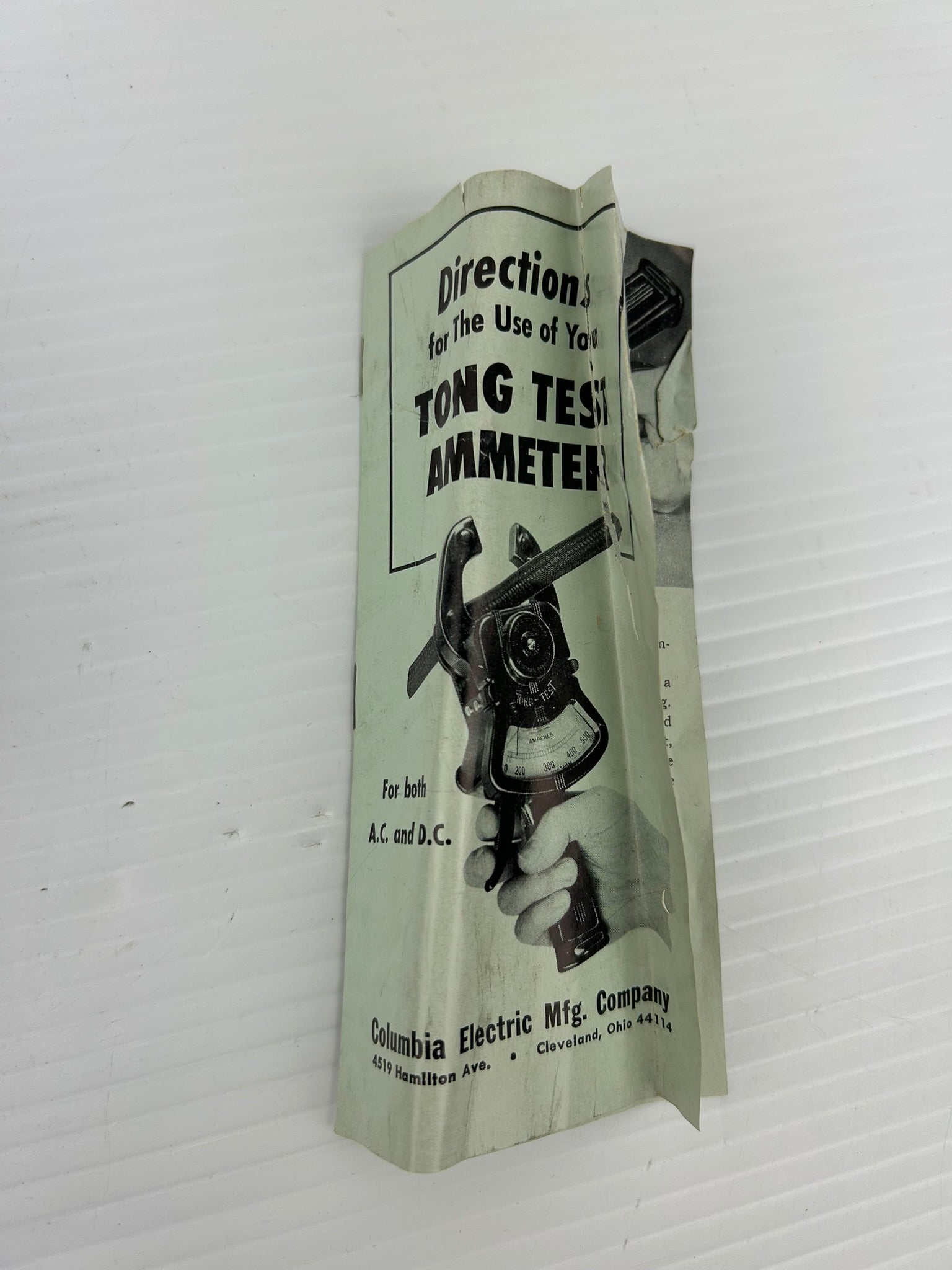 Columbia Electric Manufacturing P-30 Tong Test 0-30 Amps