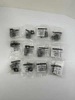 Numatics 230-363 Grey Solenoid Coil Connector Cable Range 6-8mm - Lot of 12