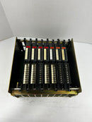 Allen Bradley 1771-A2B 8 Slot I/O Chassis PLC Rack with 7 PLC Modules