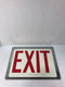 Accuform MEXTGL06 Metal Exit Sign Hangable