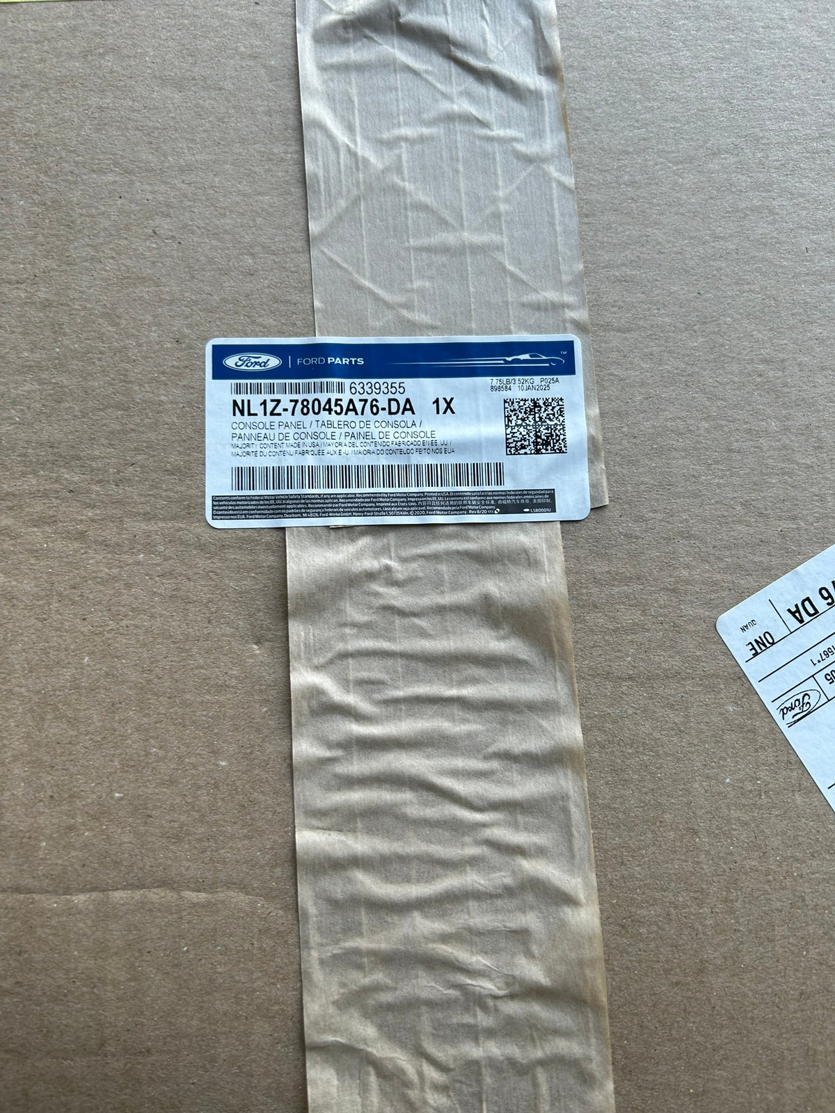 Ford OEM Console Trim Panel NL1Z-78045A76-DA Genuine Replacement Part