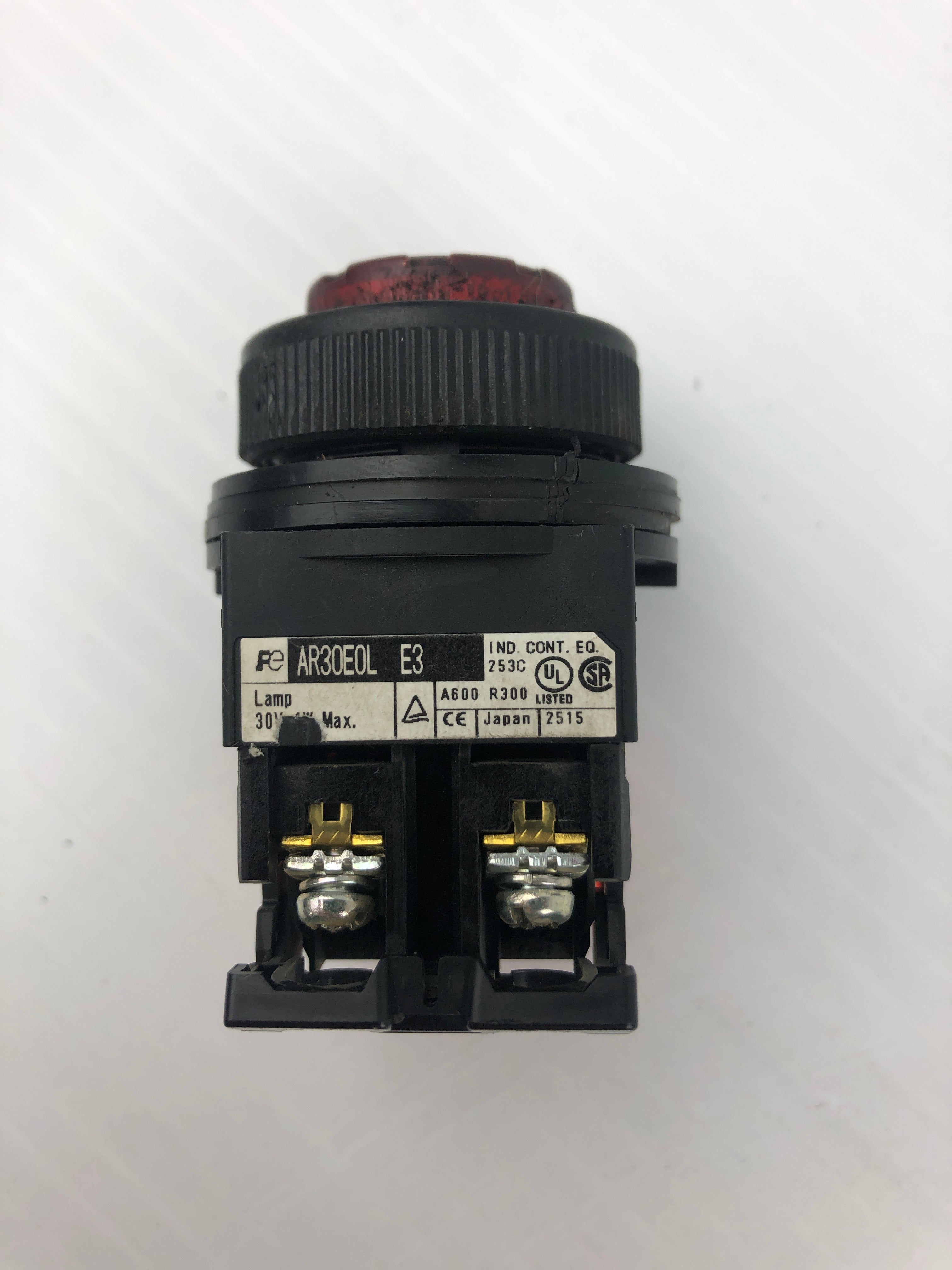 Fuji Electric AR30E0L E3 Red Select Push Button 30V 1W