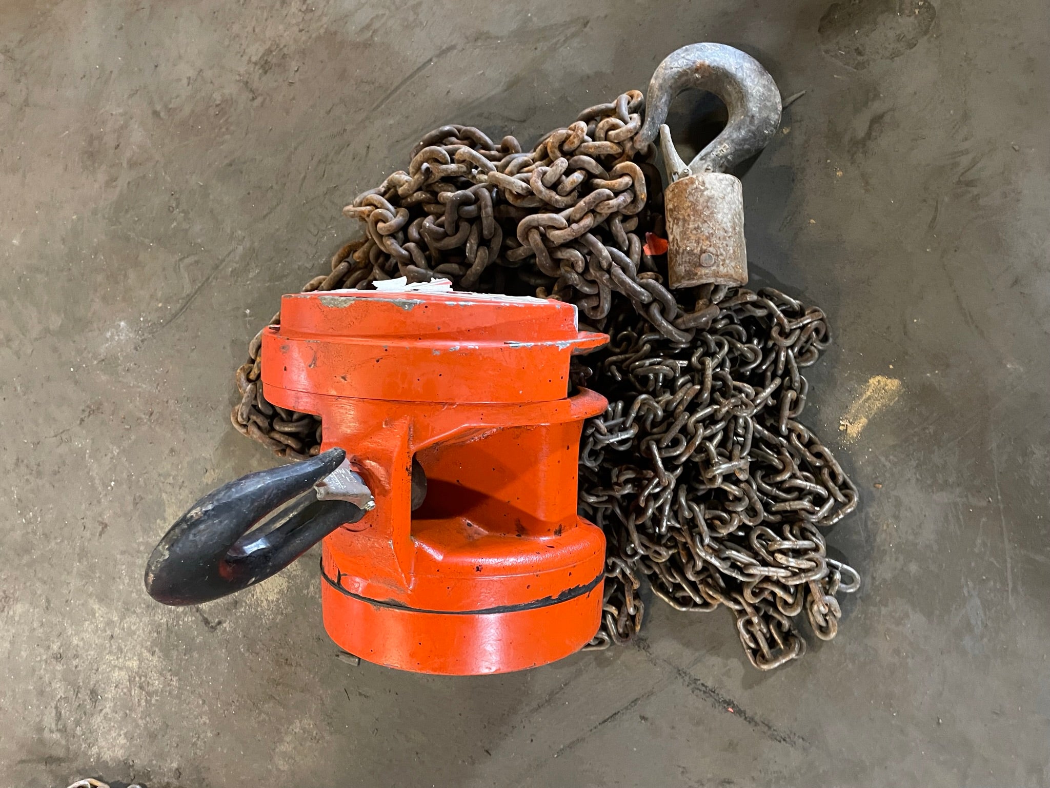 CM Cyclone 2 Ton Manual Chain Fall Hoist with Load Limiter S5830TB