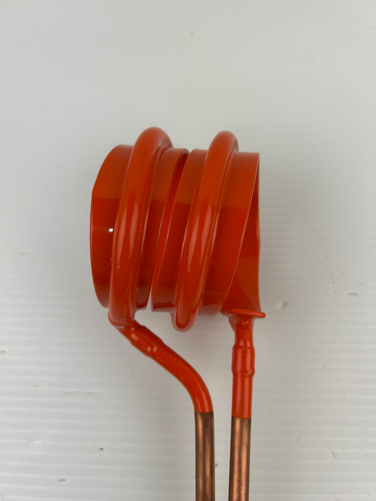 High Frequency Copper Tube Induction Heating Coil for Welding TT1-3.150L Orange