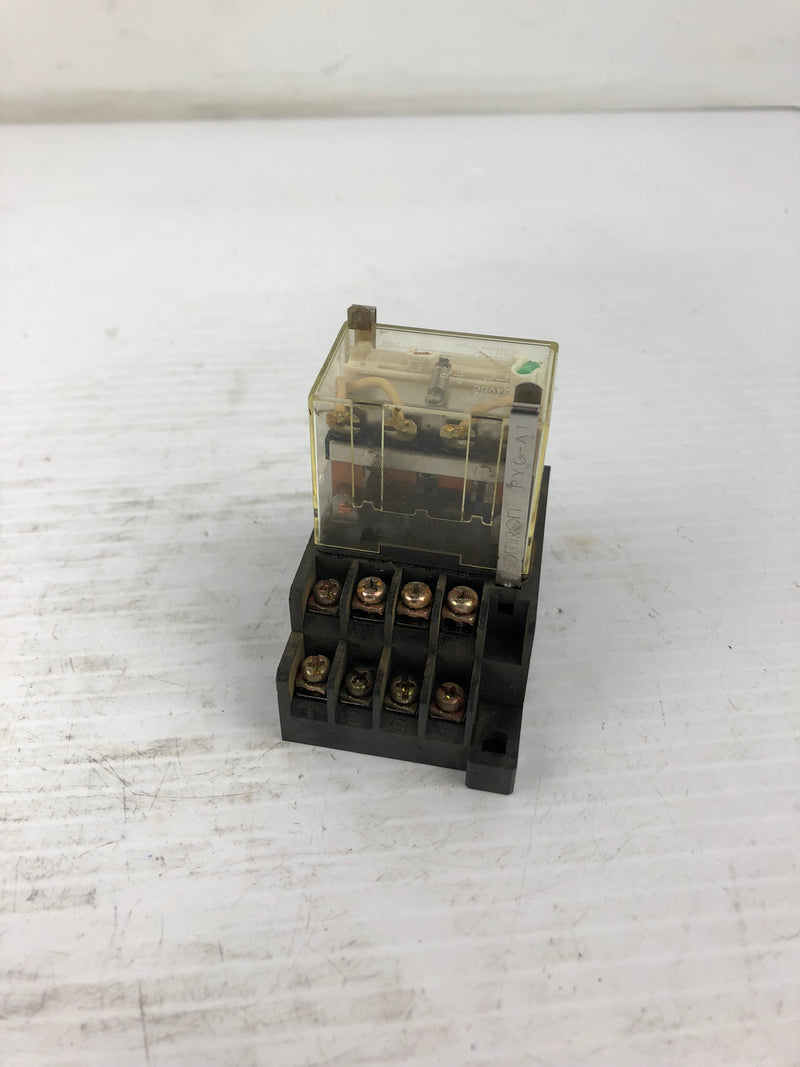 OMRON LY4N Relay 24VDC with Base