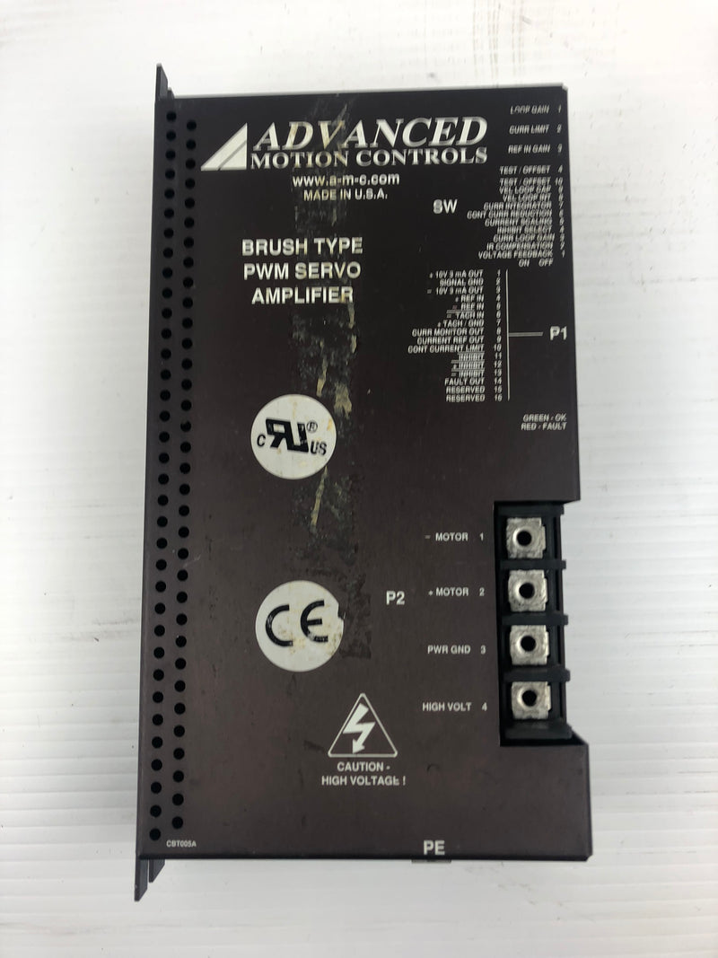 Advanced Motion Controls 34424-0001 Brush Type PWM Servo Amplifier