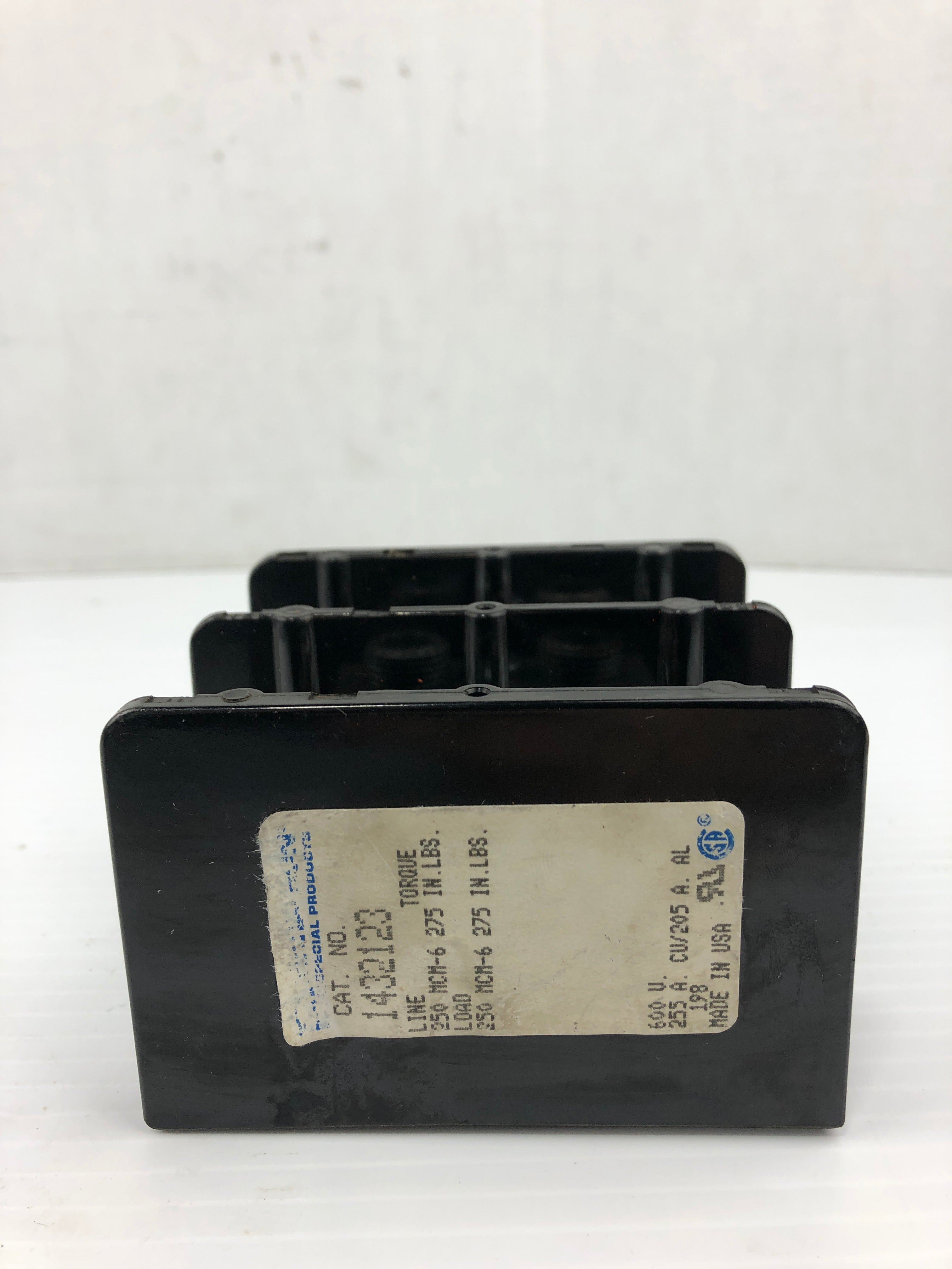 Marathon 1432123 Power Block 600V 255A 2P - Lot of 2