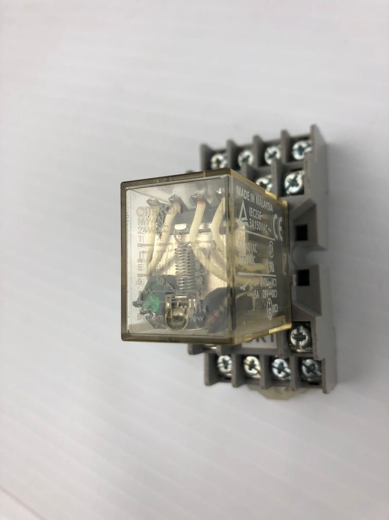 Omron MY4N Relay 24VDC Socket 2A584F