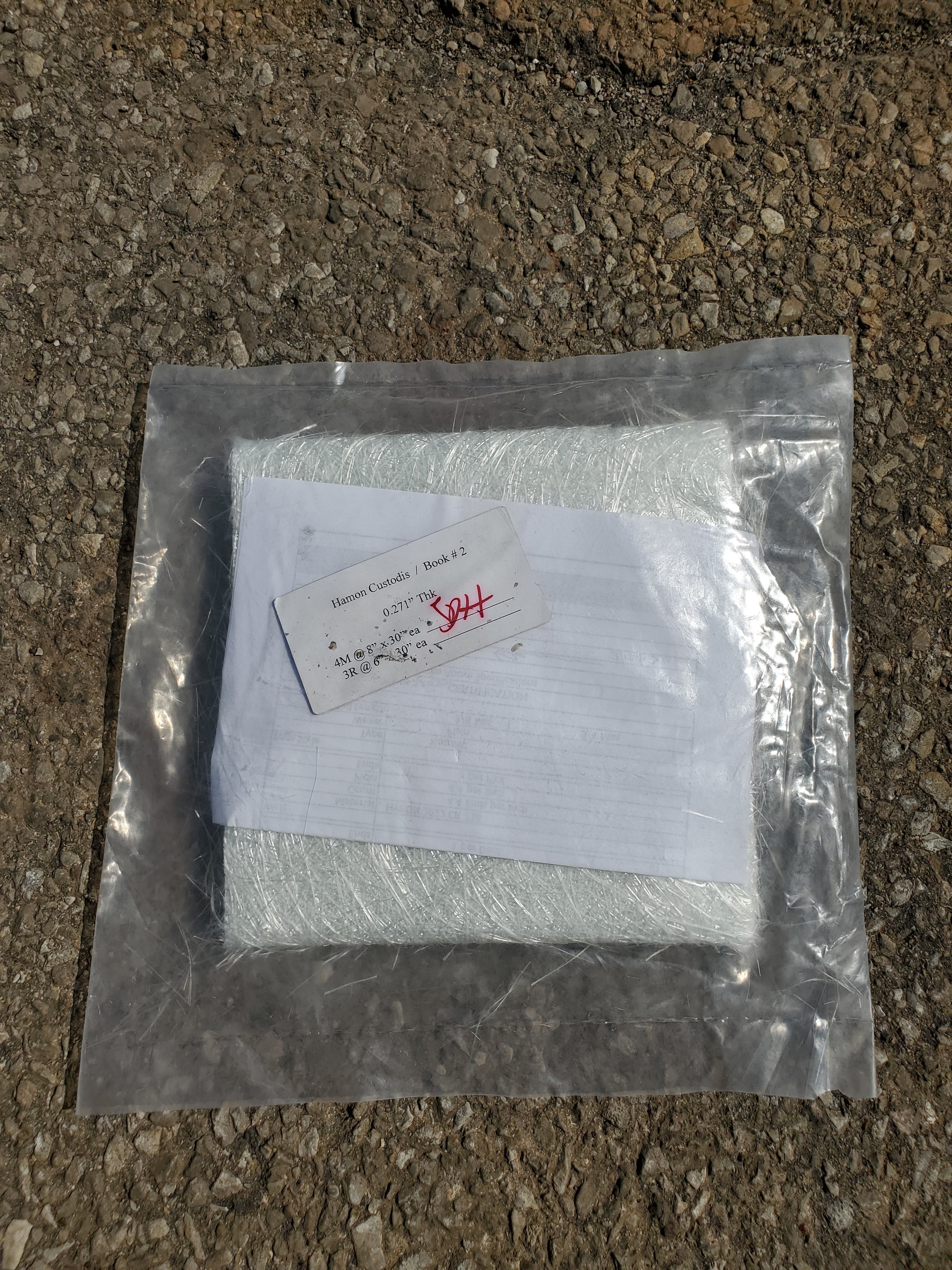 Book # 2 Fiberglass Insulation Blanket 0.271" Thick 4M @ 8" x 30"