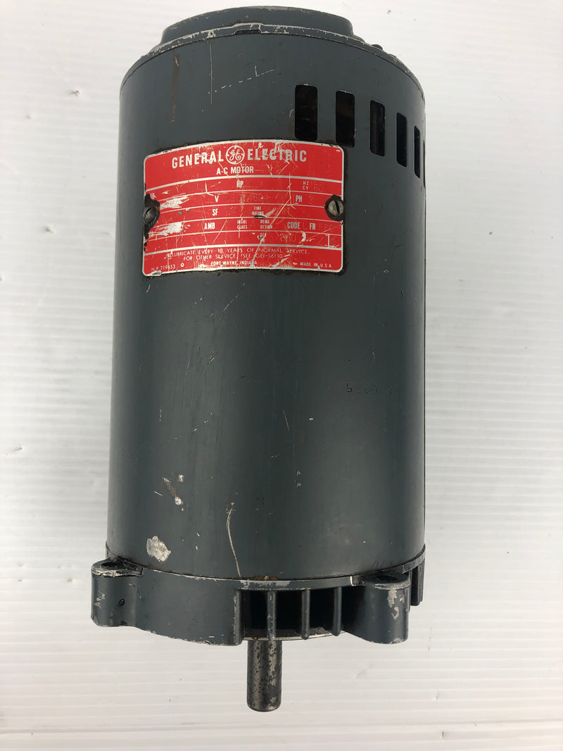 General Electric 1HP AC Motor 3450 RPM 3PH 5K39RG354A