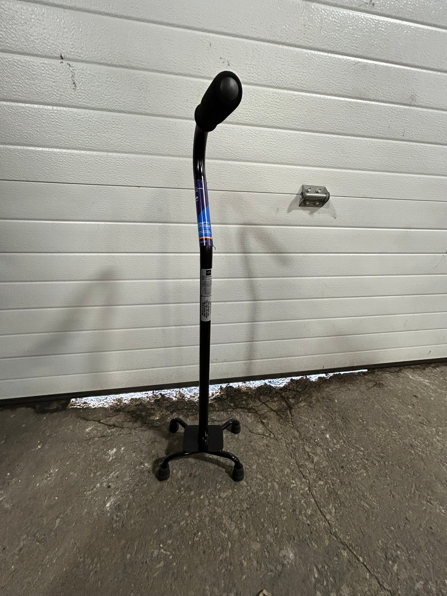 Medline MDS86222H1 Quad Cane Black - Max Weight 300 LB