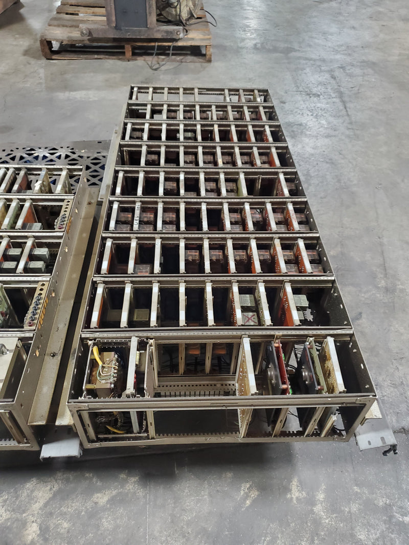 Siemens Simoreg Circuit Board Rack Assembly with 112 Barmag Board