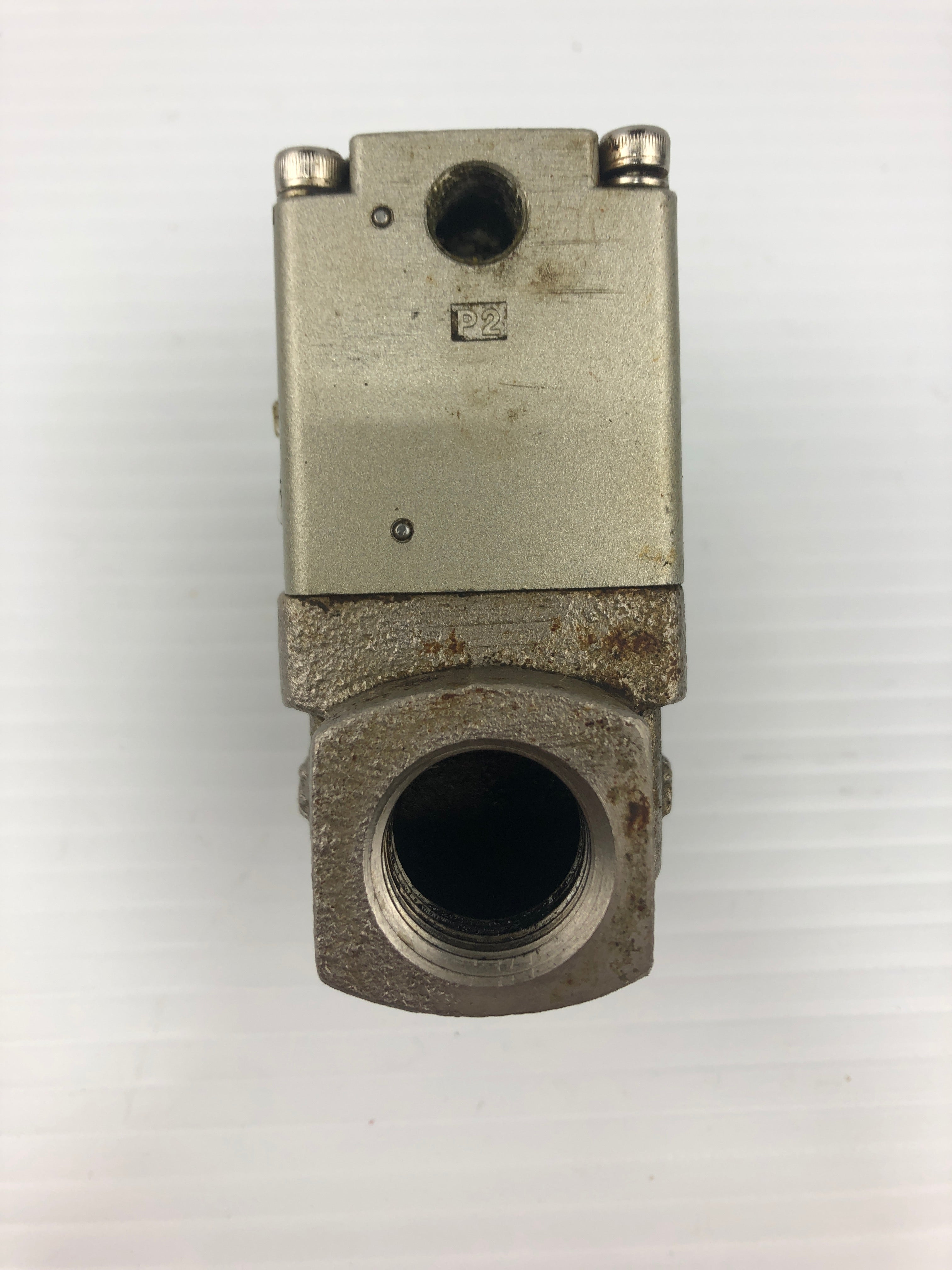 SMC VNC211A Process Valve with 15 mm Port and Tee Fitting