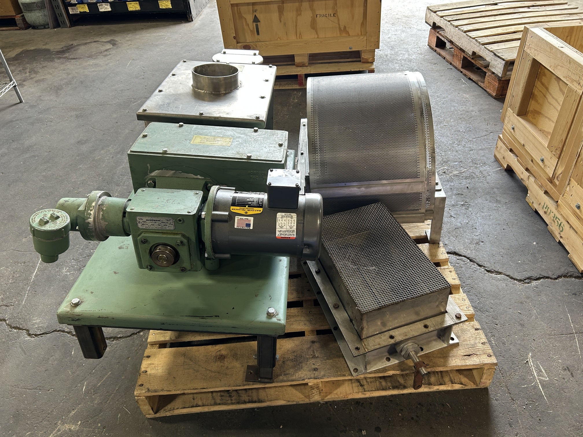 Acrison 105Z-G Metering Screw Feeder 1.58 - 0.75HP 15:1 Ratio FHM01206-311736