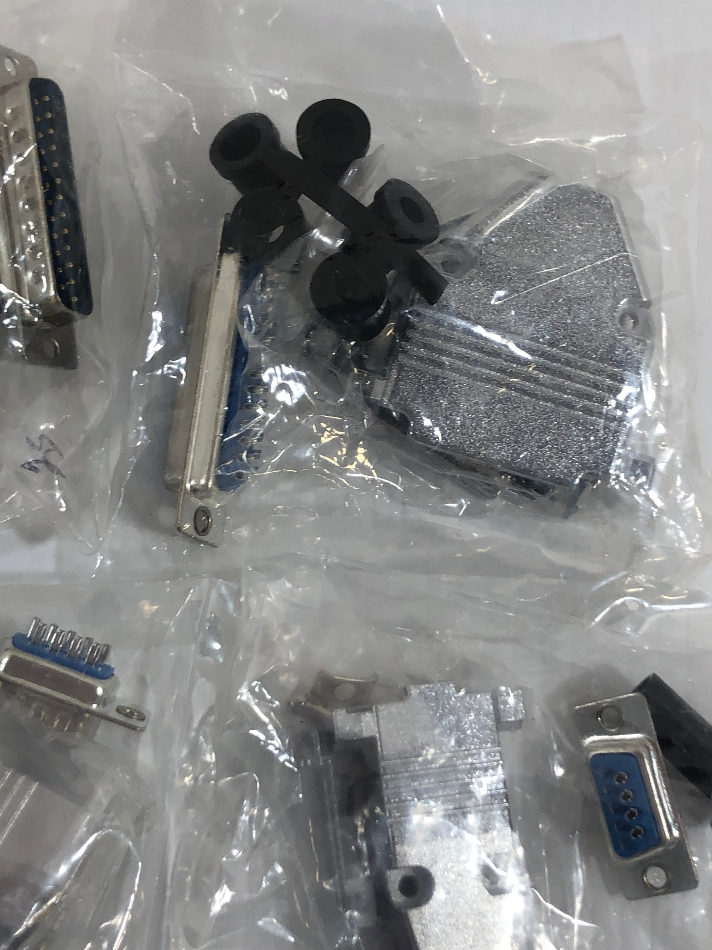 25 Pin and 9 Pin Connector Kits Lot of 6