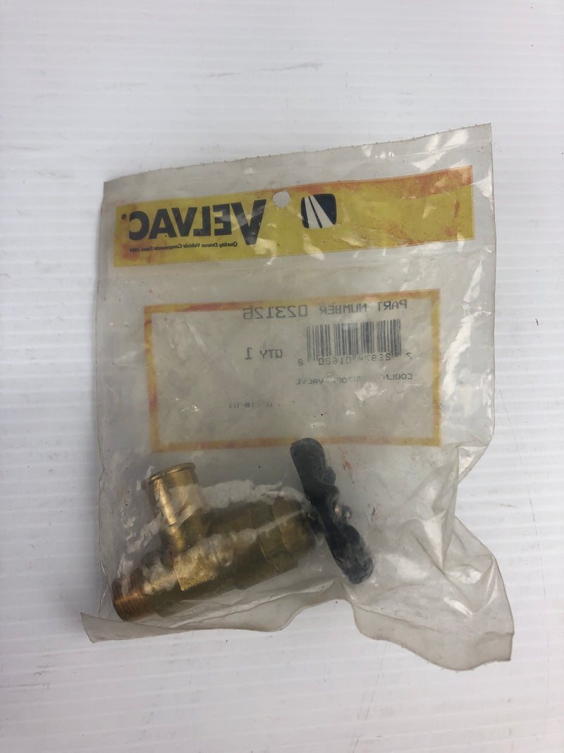 Velvac 023126 Coolant Shutoff Valve