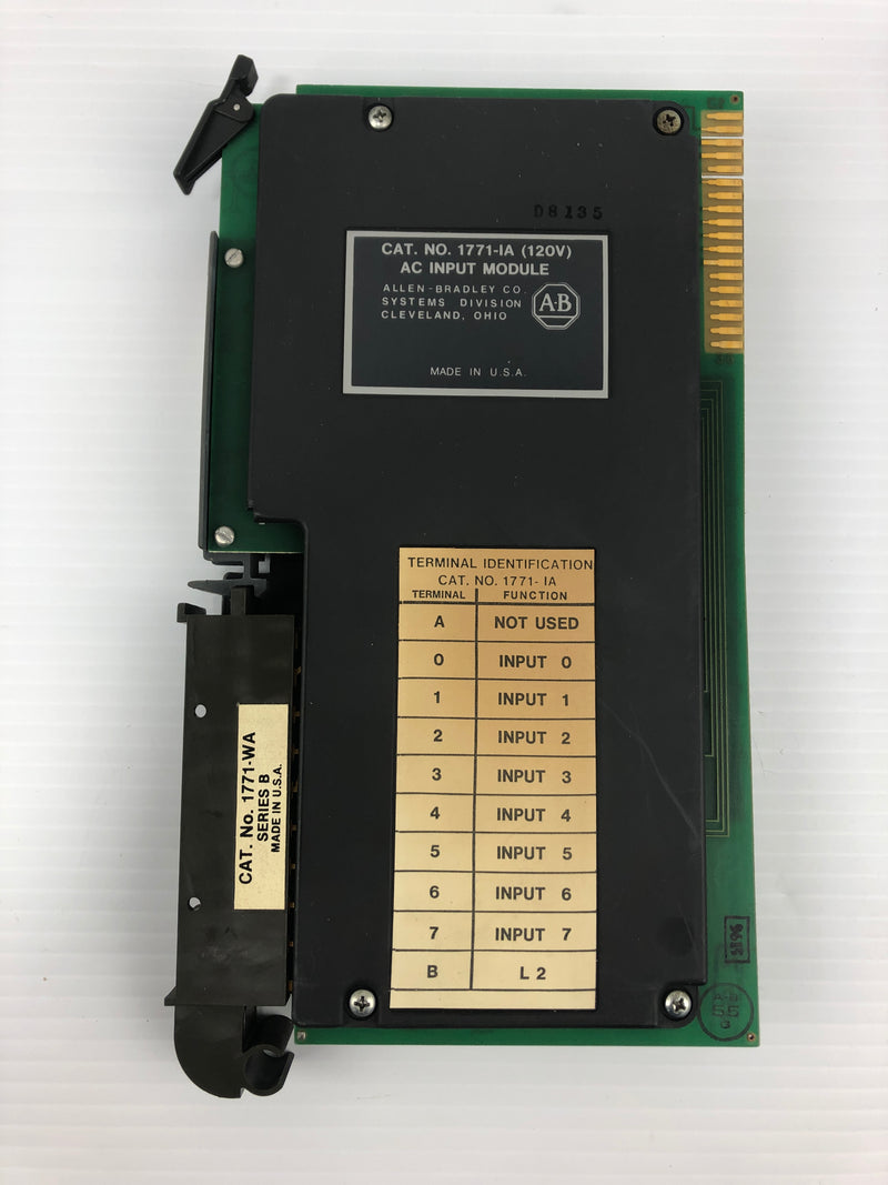 Allen-Bradley 1771-IA AC Input Module 120V