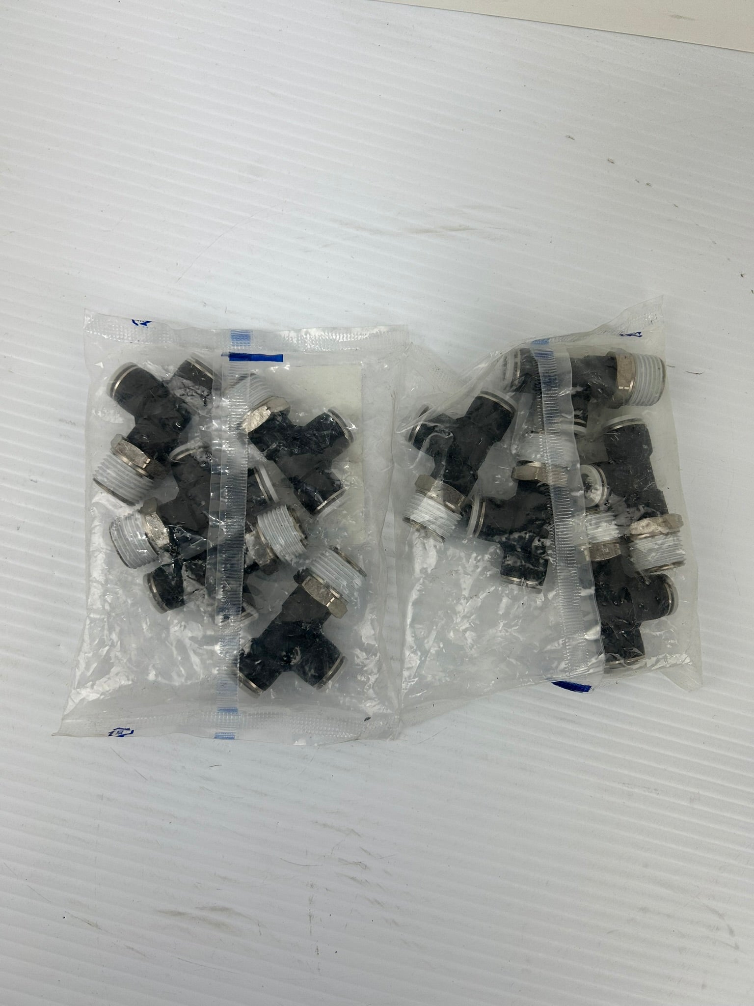 Festo QBTL-1/2-3/8-U Fitting 564725 Series A1 Male Run Tee - Lot of 10