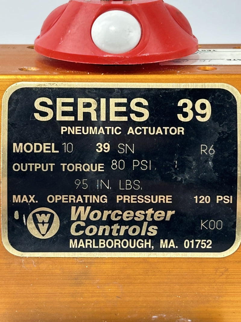 Worcester Controls 1039SNR6 Pneumatic Actuator Series 39