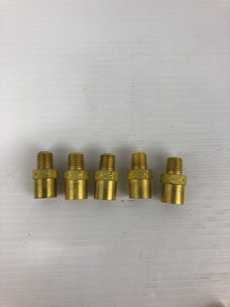 Western Enterprises AW-15 Adapter 5/8" Female X 1/4" NPT Male Left Hand Bag of 5