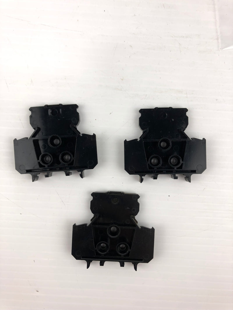 IDEC BNDE15W Terminal Block End - Lot of 3