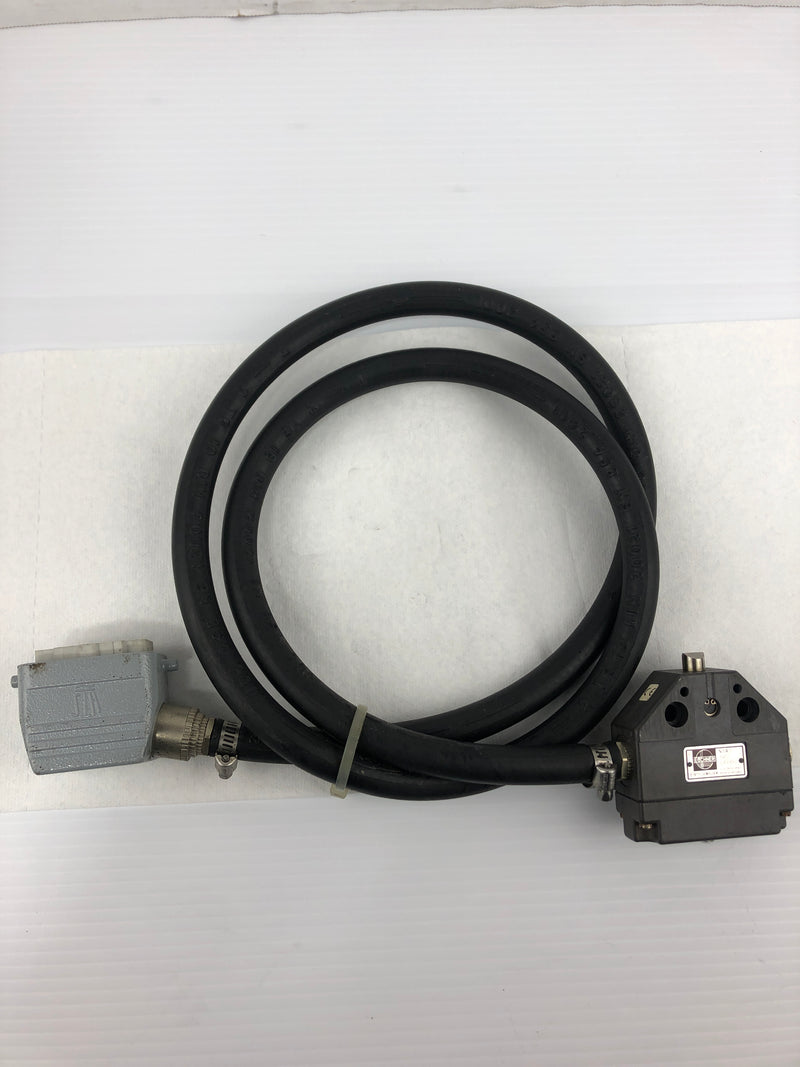 Euchner N1AD-502 LE060 Limit Switch With 2TE 10 DIN EN854 Hose and HTS Connector