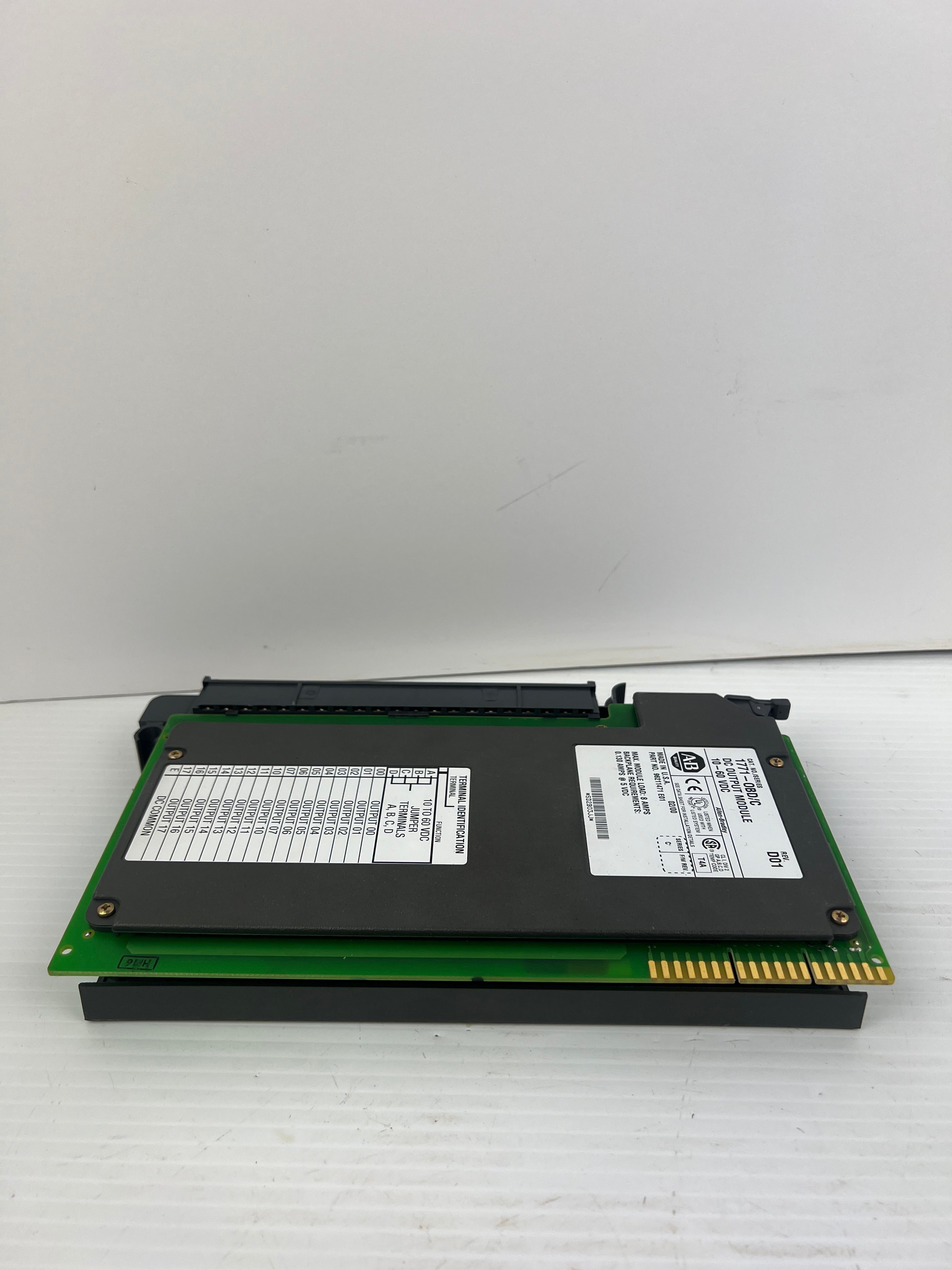 Allen-Bradley 1771-OBD/C DC Output Module Rev. D01 10-60VDC