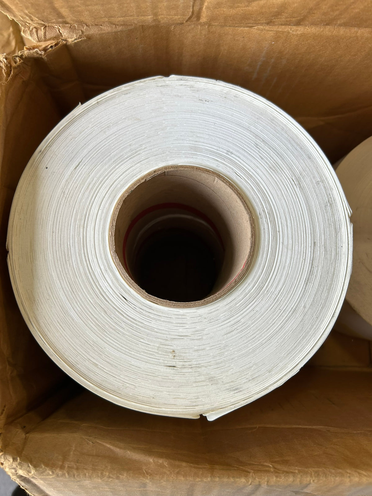 Industrial Perforated White Tag Stock Rolls 4" x 6" 1 Mil – Pallet of 51 Rolls