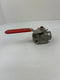 Worcester 14466TSWR3 Ball Valve with Handle 316 CF8M 400F 1000CWP