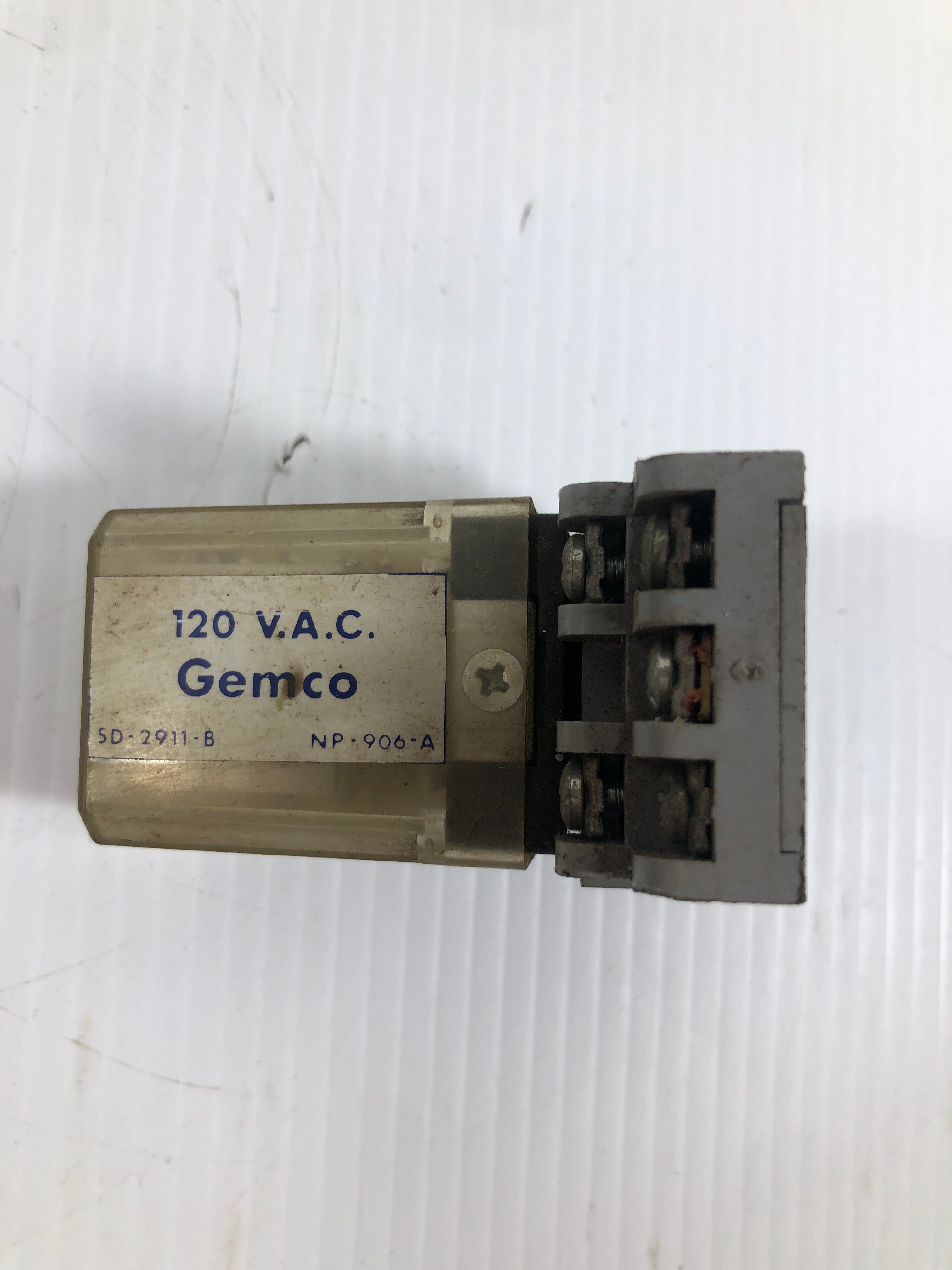 Gemco SD-2911-B Relay 120VAC