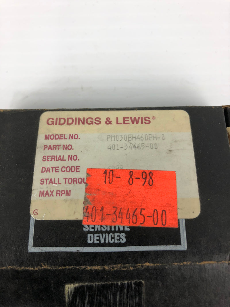 Giddings and Lewis PM030BS460PH-0 Module 401-34211-00