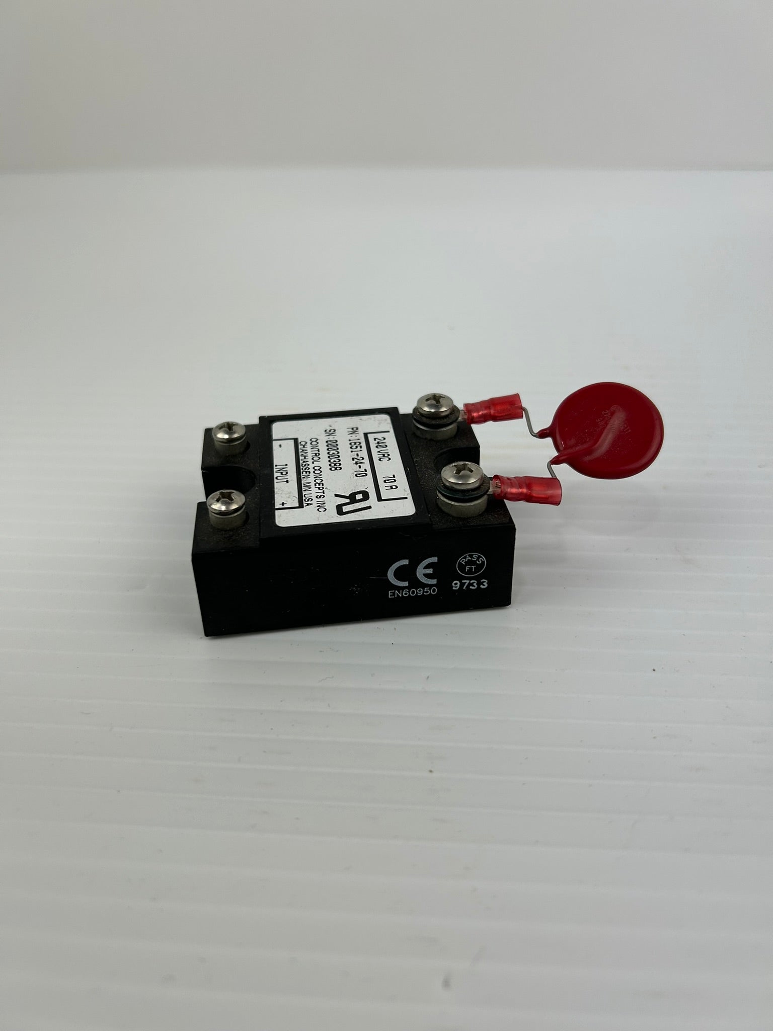 Control Concepts 1651-24-70 Solid State Relay 240VAC 70A