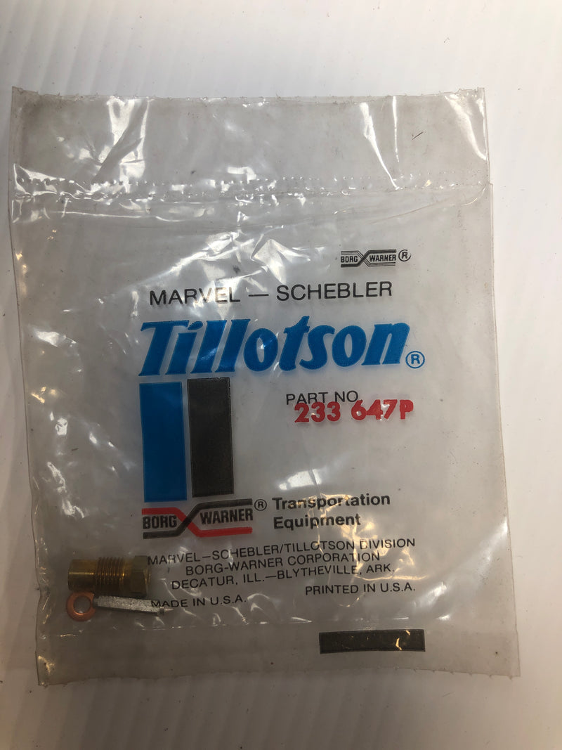 Tillotson Valve Kit 233 647P