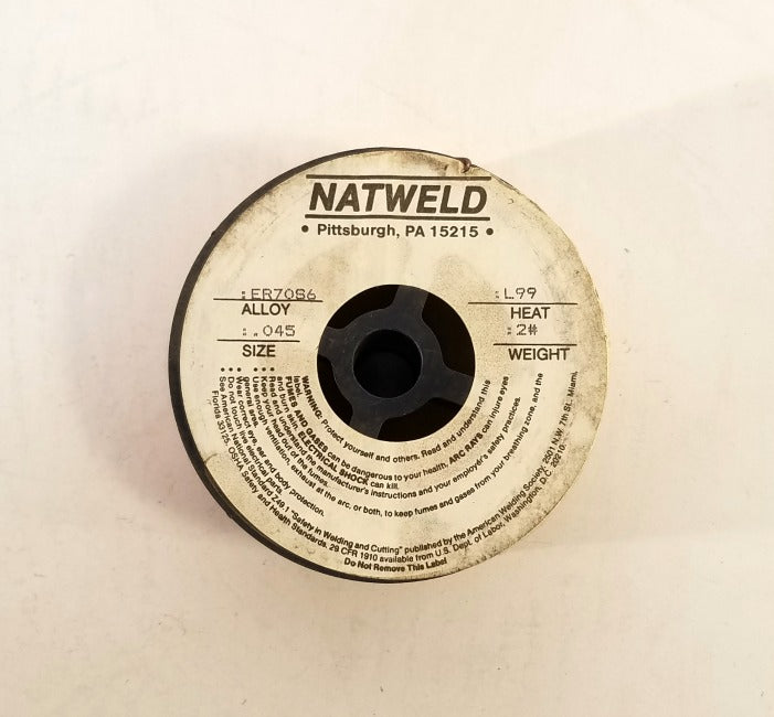 .045" Natweld ER70S6 Welding Wire Spool 2 lb.