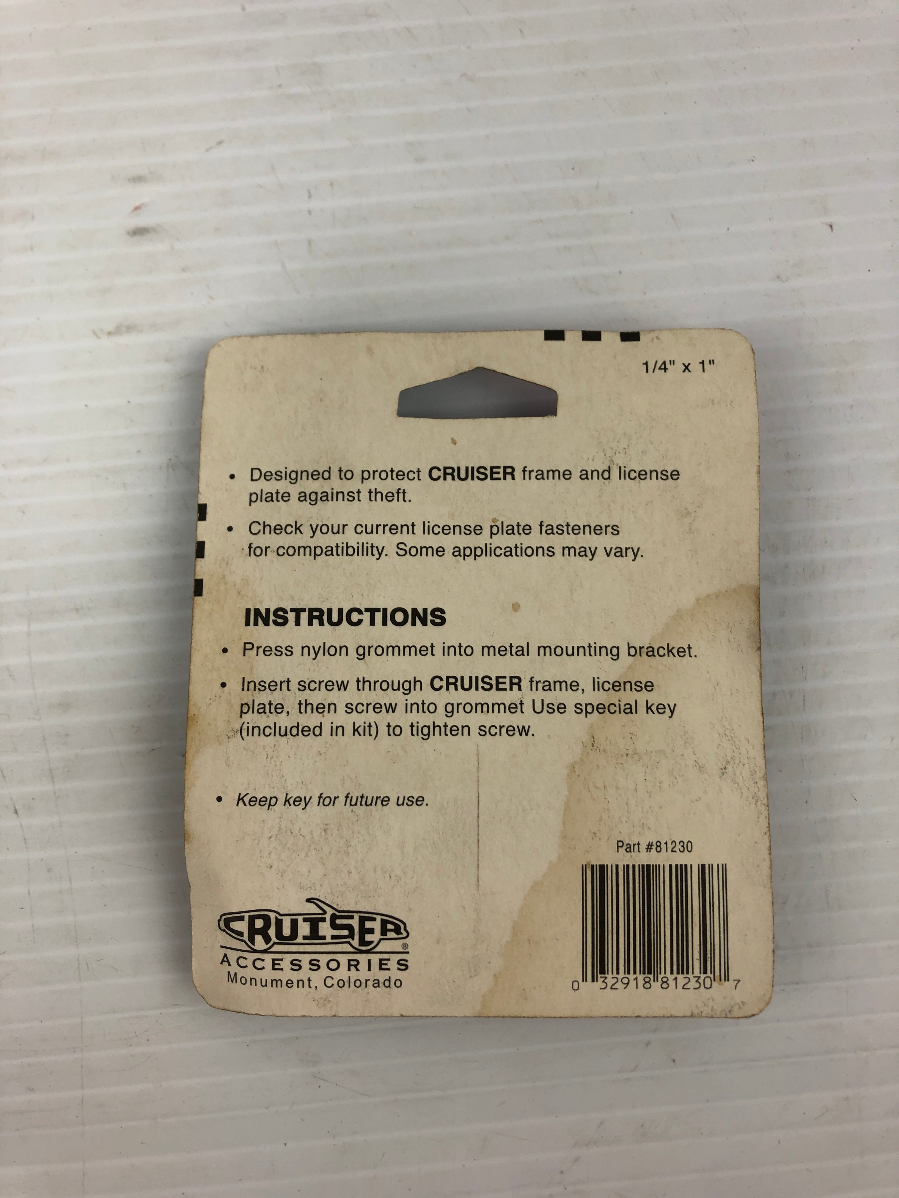 Cruiser Accessories 81230 Rust Proof Locking Fasteners Standard Stainless Steel