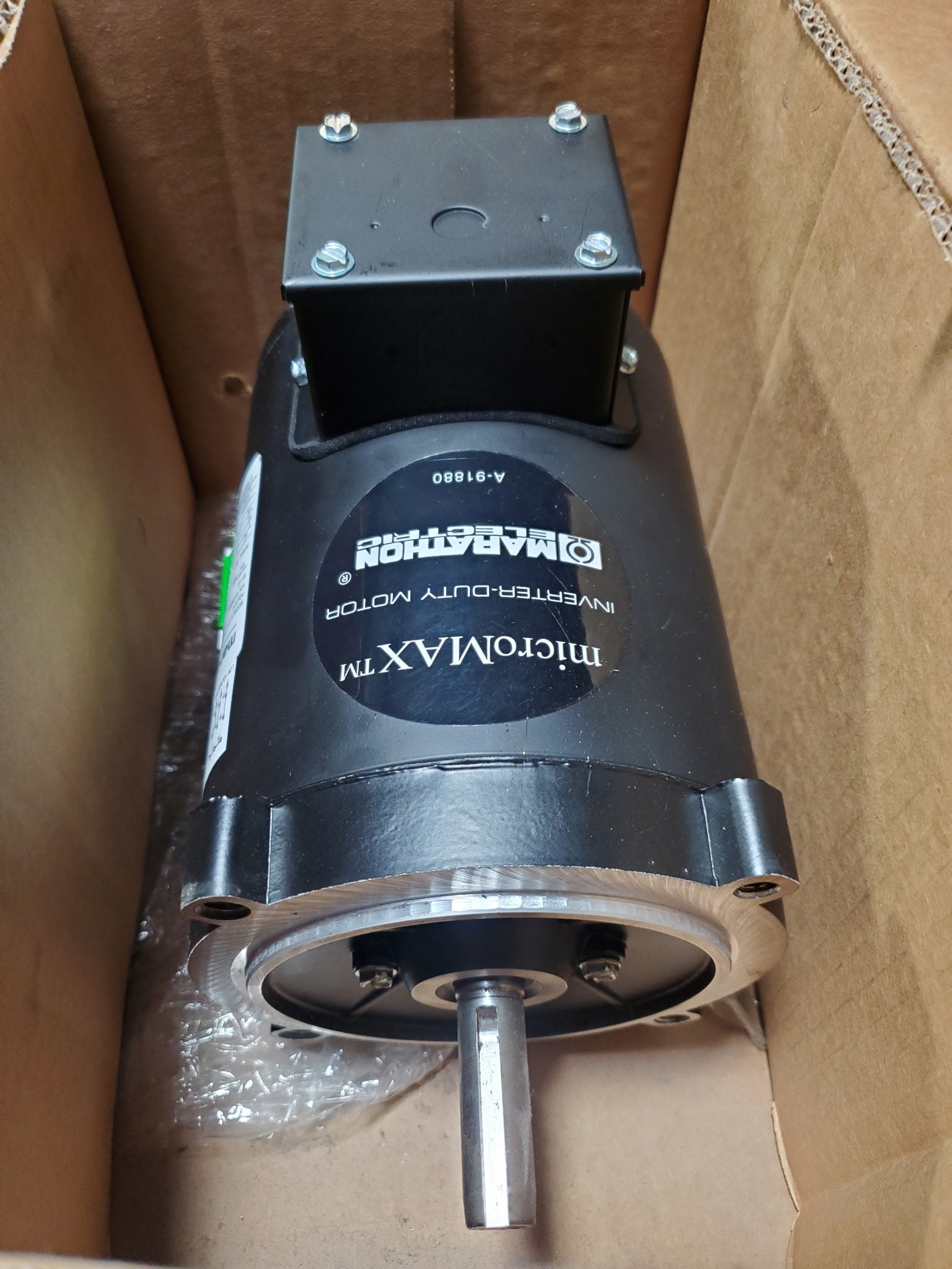Marathon 56H17T2017A MicroMax Electric Motor 1725 RPM 0.5 HP 3 PH 56C Frame