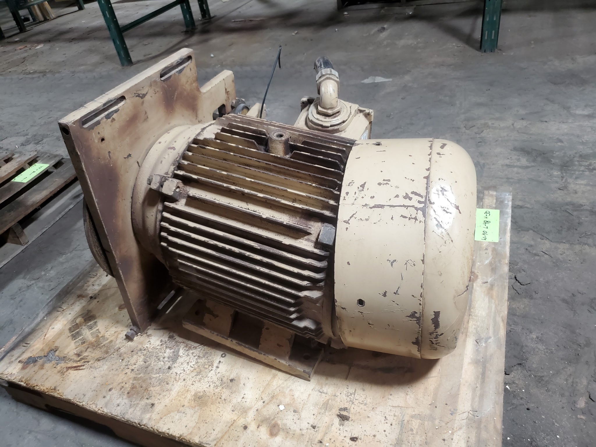 Leeson 150085-60 Motor 60HP 1770RPM 3PH 364TC with Belt Drive Clutch Assembly