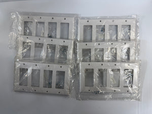 Cooper Wiring Toggle Switch 4-Gang 2164W - Lot of 6